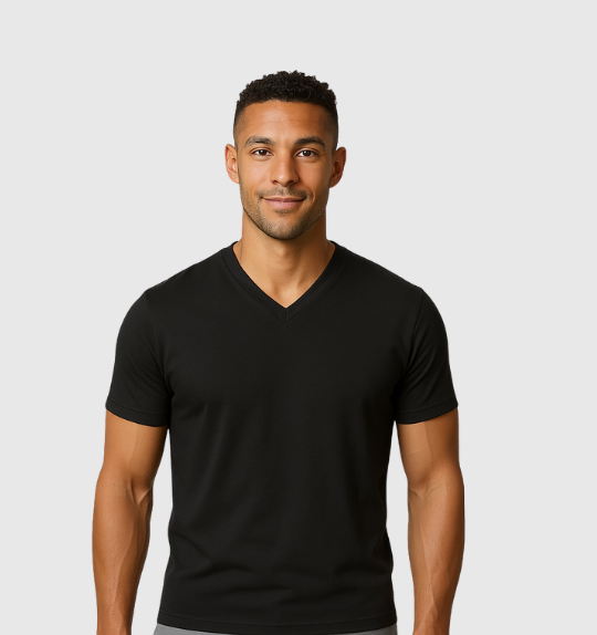 Pack de 4 Col V - Noir