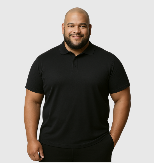 Pack de 4 Polos - Noir